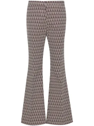 Etro jacquard trousers - Neutrals