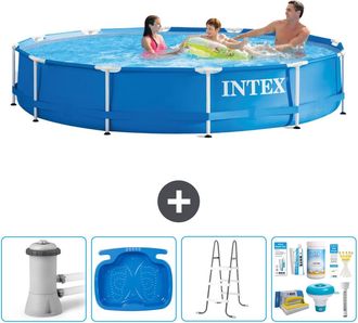Intex Piscina Con Estructura Redonda - 366x76 Cm - 7-piezas S22471