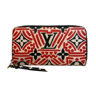 Louis Vuitton Pre-owned Wallets, female, Beige, Size: ONE SIZE Pre-owned LV Crafty Coated Canvas Long Wallet