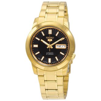 Seiko 5 Automatic Black Dial Mens Watch SNKK22J1