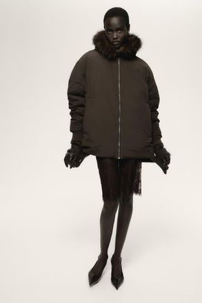 H&M Padded Jacket in Dark Brown at Nordstrom, Size Xx-Large
