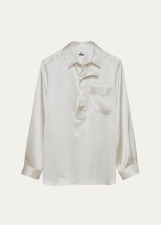 S&eacute;bline Combat Satin Polo Shirt