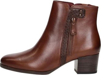 Tamaris Enkellaarsjes - Dames - Laarzen met Hak - Bruin - 38 EU - Schoenen