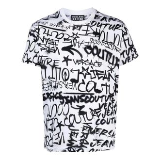 Versace Jeans Couture T-Shirts, male, White, Size: XS T-shirt