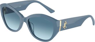 Jimmy Choo London JC5013U 502019 Womens Sunglasses Blue Size 55