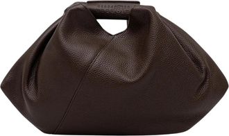 Maison Margiela Mini Japanse Tote - Dames - Handtassen - Bruin - ONE Size - Leer - Tassen