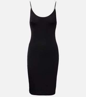 Saint Laurent Cassandre jersey midi dress