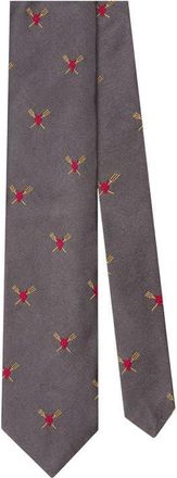 Robert Talbott Robert Devil And Pitchforks Best of Class Necktie in Gray at Nordstrom