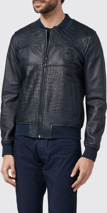Billionaire Boys Club Bomber in pelle di coccodrillo e nappa con stemma logo