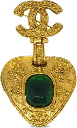 Chanel Spilla a cuore CC 1994 - Oro