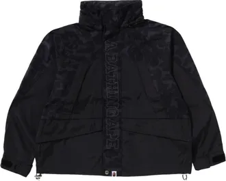 A Bathing Ape Camo Panel Snowboard Jacket Black 1K80-140-324-BLACK