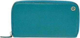 Gucci Pre-owned Wallets, female, Blue, Size: ONE SIZE Pre-owned Vintage Wallet