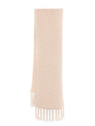 Dorothee Schumacher twisted-fringe scarf - women - Polyester - OS - Neutrals