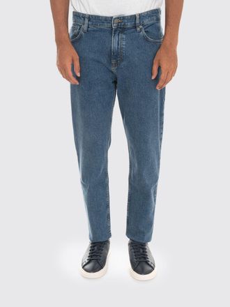 HUGO BOSS Slim Fit 5-Pocket Cotton Denim Jeans with Mid-Rise Waist