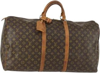 Louis Vuitton Pre-owned Weekend Bags, female, Brown, Size: ONE SIZE Pre-owned Weekend Bag