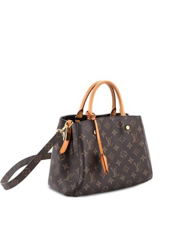 Louis Vuitton Montaigne Handbag Monogram Canvas BB satchel - Brown