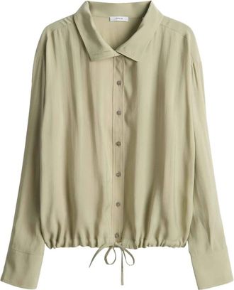 OPUS Dames, Blouses & Shirts, Groen, Maat: XL