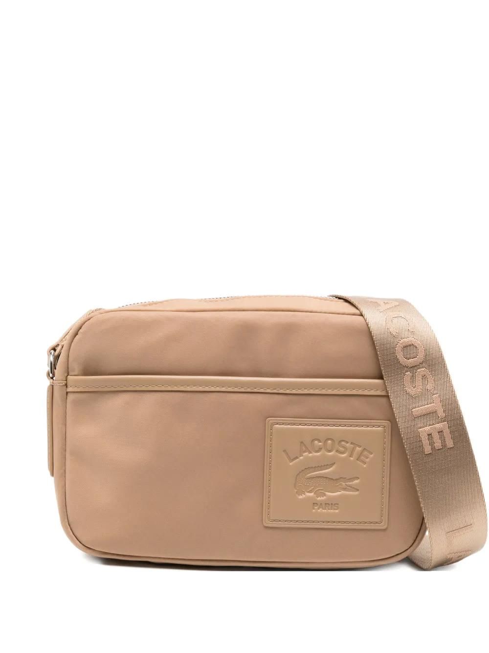 LACOSTE◆ Lenglen Crossbag Brick【 残りわずか】 Men's Large The Blend Flap Close Bag - Bags - New In 2025