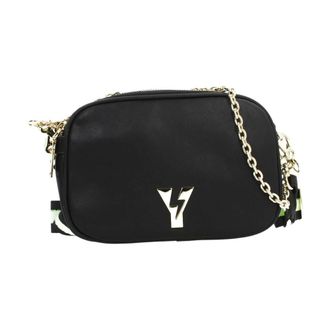 Yellow Stijlvolle Cross Body Tas - Dames - Tassen - Zwart - Maat: ONE Size