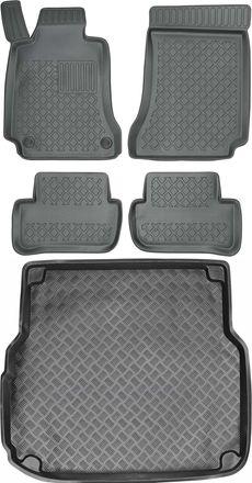 OEM Juego De Alfombrillas Para Coche Y Maletero Para Mercedes Clase C W204 Estate (2007-2014)