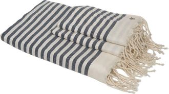 Febronie Futa set de ba&ntilde;o (1+2) algod&oacute;n azul denim 100x200+2(40x60)