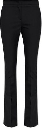 Blumarine Pantalones con Pinzas y Piernas Acampanadas - Trousers - Mujer - Negro - 2XS