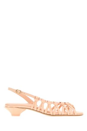 Chlo&eacute; Orange Estra Sandals