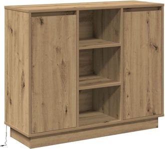 vidaXL Vidaxl - Sideboard with Door Artisan Oak 90 x 32 x 75 cm Engineered wood