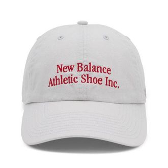 New Balance Unisex 47 Clean Up NB Athletic Shoe in Grey/Red Cotton Twill, size OSZ