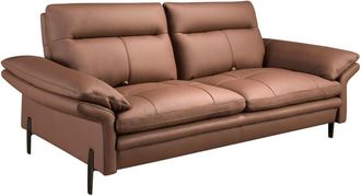 Angel Cerd&aacute; Sof&aacute; 3 plazas piel marr&oacute;n