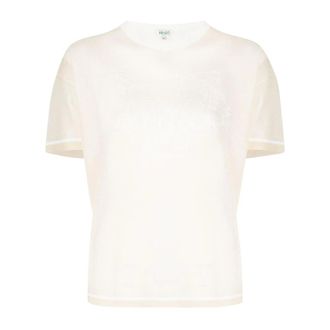 Kenzo Dames, Tops, Wit, Maat: S