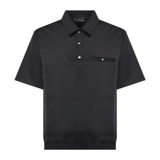 Giuliano Galiano Polo Jair - - Tops - Uomo - Nero - L