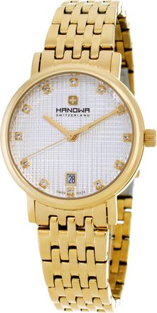 Hanowa Rivera Quartz Crystal Silver Dial Ladies Watch HAWLH2200511