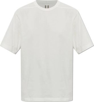 Rick Owens Wit T-shirt met ronde hals - Dames - T-shirts - Wit - M - Katoen - Tops