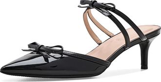 Bandolino Meggin Womens Shoes Black Patent : 5.5 M, Synthetic