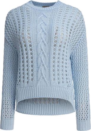 Rakkì Maglione con occhielli - Blu