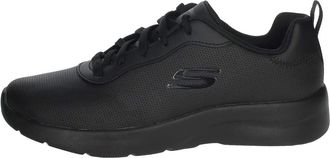 Skechers Womens Dynamight 2.0 Eazy Feelz Sneaker, Black Duraleather, 6.5 UK