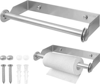 OEM Soporte De Pared Para Rollo De Cocina - Estante De Papel De Acero Inoxidable Para El Hogar - 28 Cm