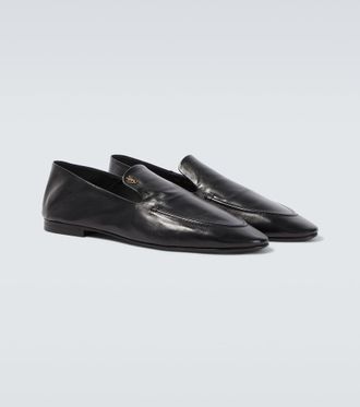 Saint Laurent Alain convertible leather loafers
