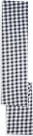 Petite Plume Gingham Table Runner in Navy at Nordstrom