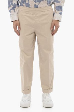 Neil Barrett Low-Wait Slim Fit REM Pants with Drawstring Waist size 46