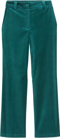 La Redoute Collections Flare broek in glad fluweel, Signature QUENTIN