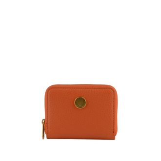 Pourchet Accessoires, Dames, Oranje, ONE Size, Leer, Granite Small Purse