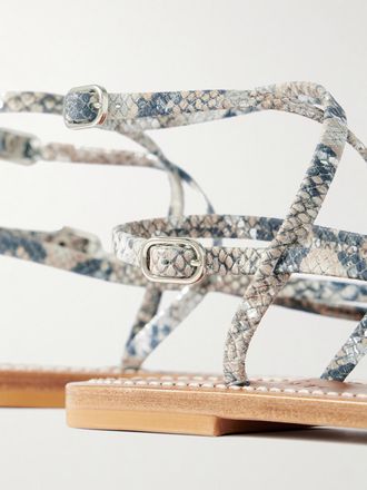 MTNG Flache Sandalen Damen Alysa – Bequeme Ledersandalen Für Den Sommer