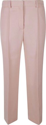 Lanvin Regular Fit Cropped Plain Trousers