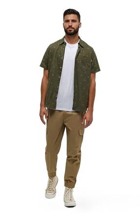 tentree Bike Around Mancos Shirt in Deep Olive/everyday Adventure at Nordstrom, Size X-Large