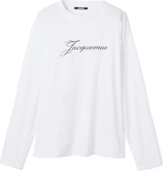 Jacquemus Long Sleeve Tops - Heren - Longsleeves - Wit - M - Tops