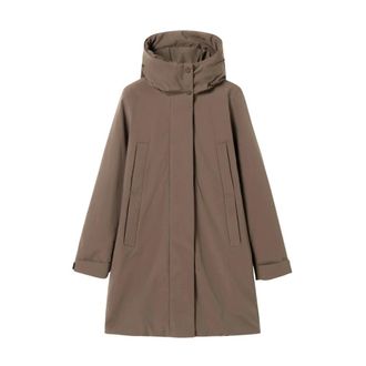 Elvine Eline Jacket - Dames - Mantels - Bruin - Maat: S Leer