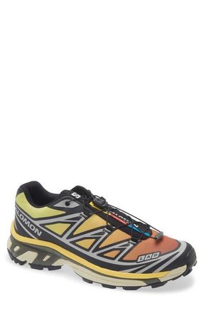 Salomon XT-6 Sneaker in Black/Grape Leaf/Beach Ball at Nordstrom, Size 11.5