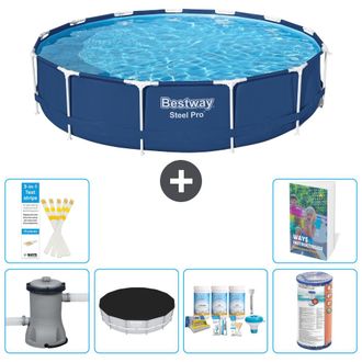 Bestway Piscina Bestway Steel Pro Redonda - 396x84 Cm - 7-piezas S208